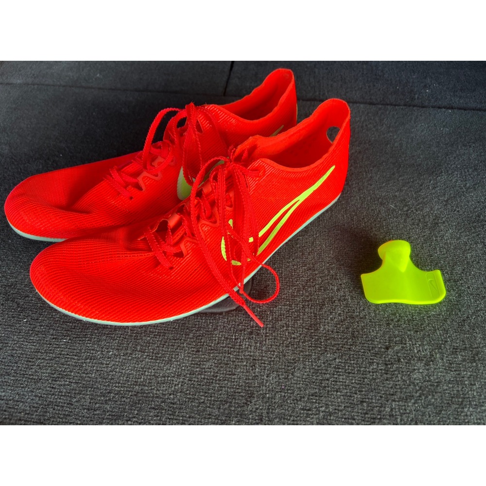 Nike Zoom Mamba 6 Track & Field Distance Spikes Neon Men US 11.5 DR2733 601